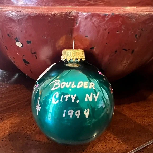 1994 Limited Edition Christmas ornament from Boulder City, titled "Peace," - Picture 3 of 10